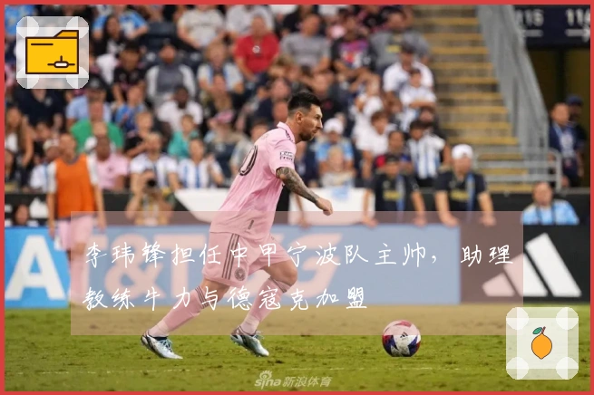 李玮锋担任中甲宁波队主帅，助理教练牛力与德寇克加盟